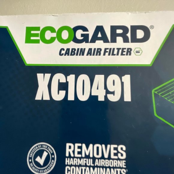 Ecogard XC10491 Premium Cabin Air Filter Service Kit Gold Standard Quality - Picture 4 of 9
